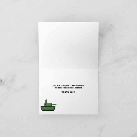タンクパーティーありがとう サンキューカード (内部)