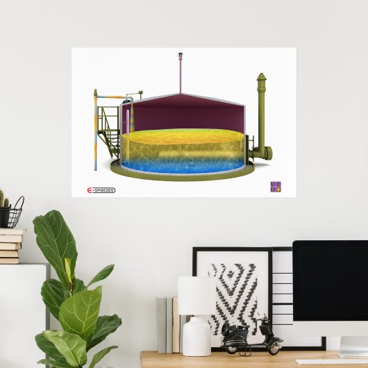 タンクポスター ポスター (ホームオフィス)