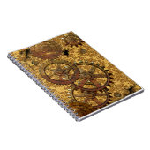 タンクラシックなSteampunkのノート ノートブック (右側)