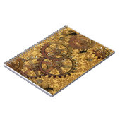 タンクラシックなSteampunkのノート ノートブック (左側)