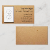 タンクラフトに対するホワイトコンセント紙 名刺 (正面/裏面)