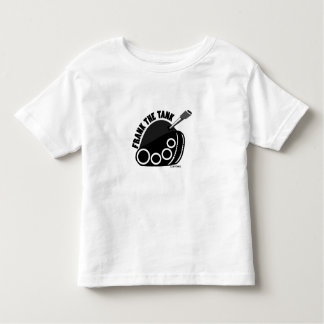 タンクロゴの幼児のTシャツを無料配達して下さい トドラーTシャツ