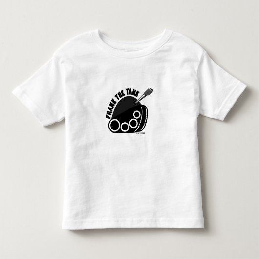 タンクロゴの幼児のTシャツを無料配達して下さい トドラーTシャツ (正面)