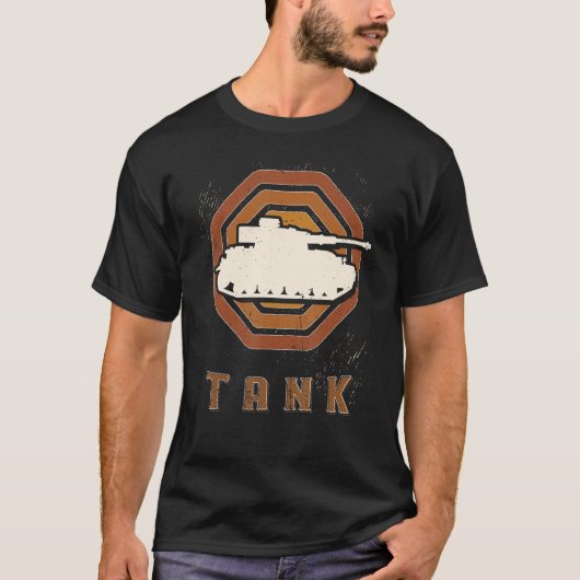 タンクヴィンテージレトロクラシックラブ Tシャツ (正面)