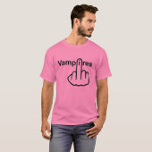 タンク上部の吸血鬼の反転 Tシャツ (正面フル)
