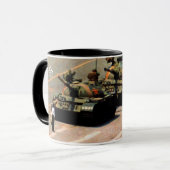 タンク人は記号のマグに背きます マグカップ (正面左)