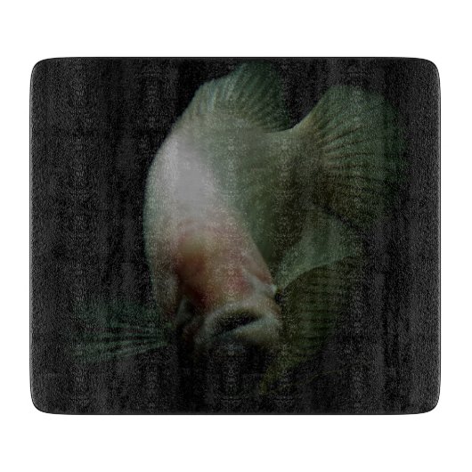 タンク内の魚ポートレート カッティングボード (正面)
