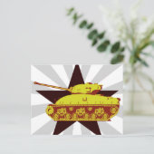 タンク葉書(スターバスト) ポストカード (スタンド正面)