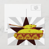 タンク葉書(スターバスト) ポストカード (正面/裏面)