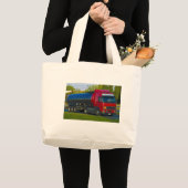 タンク車 ラージトートバッグ (正面(商品))