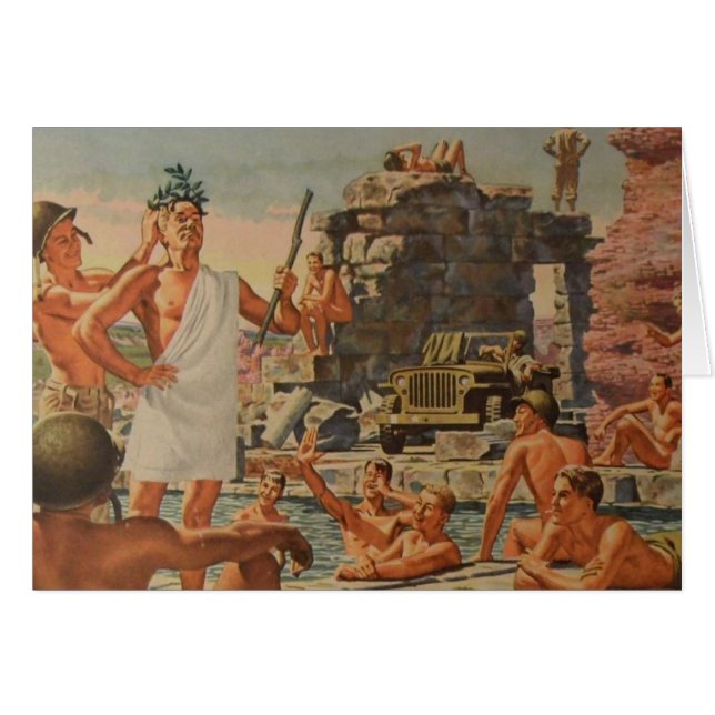 タンク隊の男の子カード (正面横)