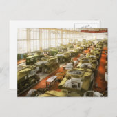 タンク – 工場 – 思い出の戦車1941 ポストカード (正面/裏面)