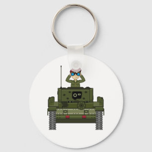 タンクKeychainのイギリス陸軍の兵士 キーホルダー