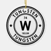 タングステン素子セラミックオーナメント セラミックオーナメント (正面)