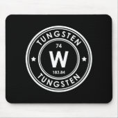 タングステン素子ブラックマウスパッド マウスパッド (正面)