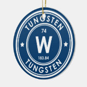 タングステン素子ブルーセラミックオーナメント セラミックオーナメント (左)