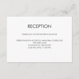 タングラムハートの結婚式受付カード エンクロージャーカード