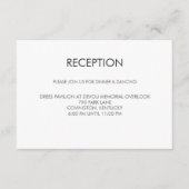 タングラムハートの結婚式受付カード エンクロージャーカード (正面)