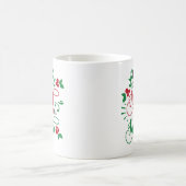 タングルしたクリスマスの飾り コーヒーマグカップ (中央)