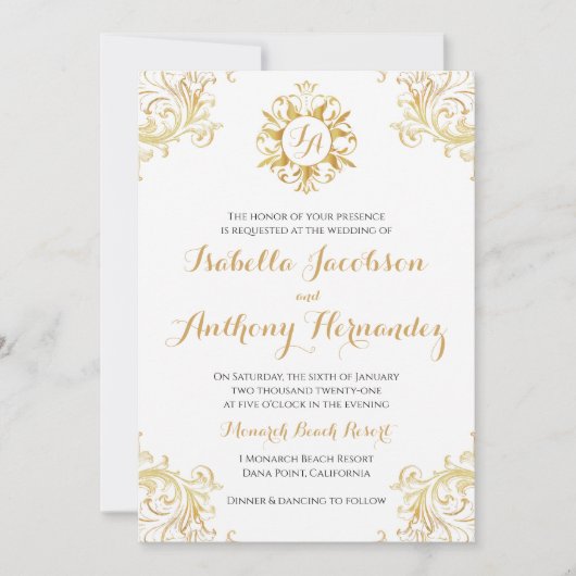 タングルドサン招待状 招待状 (正面)