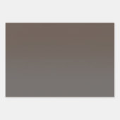 タングレーブラックとブラウンミッグラデーションクス ラッピングペーパーシート (正面2)