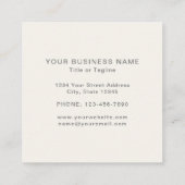 タンケルトの木のライフコーチ スクエア名刺 (裏面)