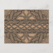 タンケーブル編み葉書II ポストカード (正面)