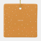 タンゲリンオレンジ |とメリー写結婚した真 セラミックオーナメント (裏面)