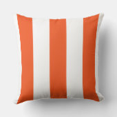 タンゲリンストライプのとホワイト アウトドアクッション (裏面)