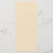 タンゲリンバラパーソナライズされた結婚式 プログラム (裏面)