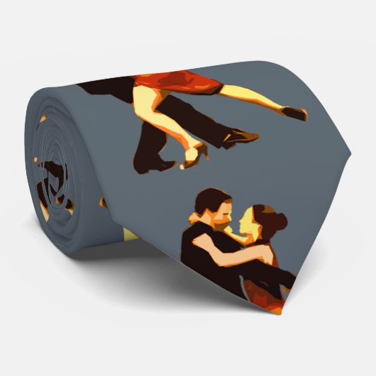 タンゴのタイのクラシックのカップル ネクタイ (ロール)