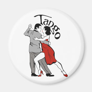 タンゴのダンサー マグネット
