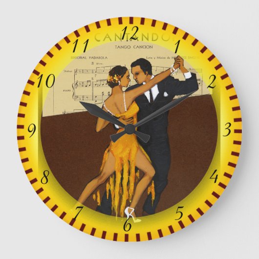 タンゴの時計 ラージ壁時計 (正面)