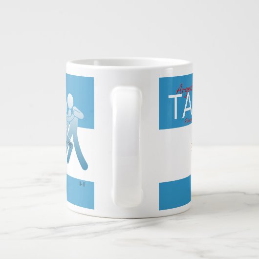 タンゴの生活の中で – タンゴの俳句 ジャンボコーヒーマグカップ (裏面)