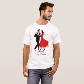 タンゴは私の情熱のTシャツ Tシャツ (正面フル)