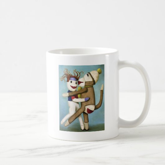 タンゴを踊る汚れたソックス コーヒーマグカップ (右)