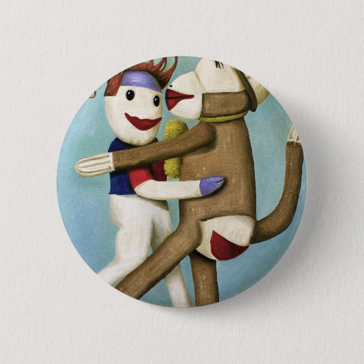 タンゴを踊る汚れたソックス 缶バッジ (正面)