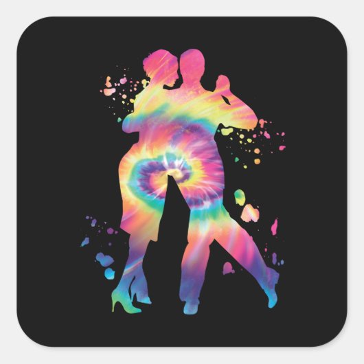 タンゴアルゼンチン踊りミロンガバルズ スクエアシール (正面)