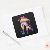 タンゴアルゼンチン踊りミロンガバルズ スクエアシール (封筒)