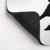 タンゴダンサーのシルエット マウスパッド (コーナー)