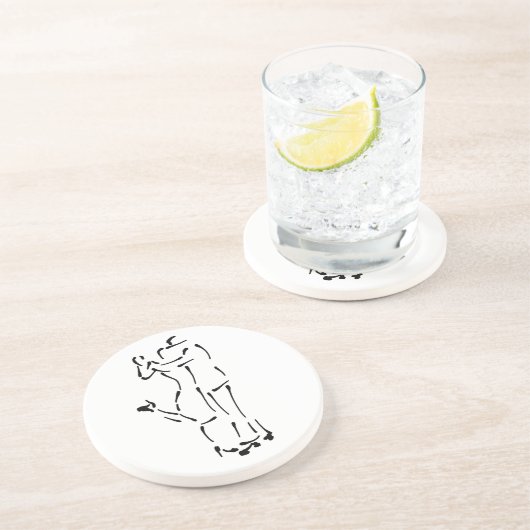 タンゴダンサーズインクブラシデザイン コースター (側面)