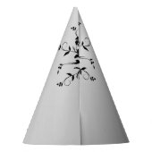 タンゴダンサーズシルエット1誕生日 パーティーハット (裏面)