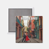 タンゴダンサーズブエノスアイレスアルゼンチン旅行 マグネット (正面/裏面)