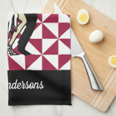 タンゴダンサー キッチンタオル (四つ折り)