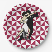 タンゴダンサー ペーパープレート (正面)
