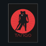 タンゴダンサー ポストカード<br><div class="desc">12月11日は丹後の日。こ祝の2人では、赤い背景のクラシックタンゴダンスポーズ。</div>