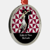 タンゴダンサー メタルオーナメント (右)