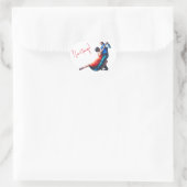 タンゴダンサー – 手絵画の ハートシール (バッグ)