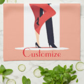 タンゴダンサーThunder_Cove キッチンタオル (折り畳み)