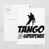 タンゴダンスのデザイン ポストカード (正面/裏面)